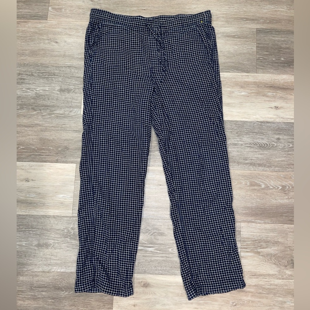 Mens Womens J CREW Pants Blue & White Soft Pants Authentic Like New Comfortable